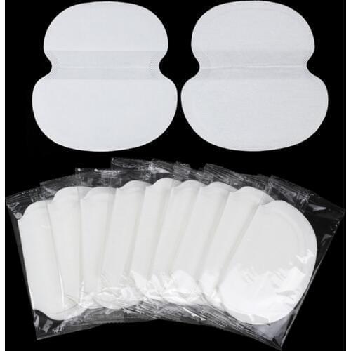 200Pcs Cotton Underarm Sweat Pads for Summer Dress Clothing Anti Sweat Armpit Absorbent Pads Big Size Deodorants Shield Stickers