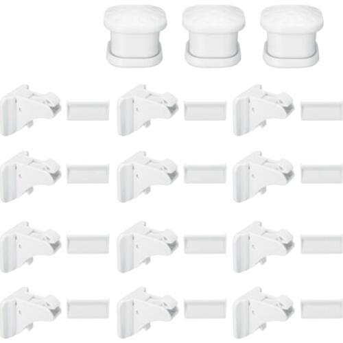30 Pcs Magnetic Cabinet Drawer Cupboard Lock Kids Baby Safe Child Proof Kit