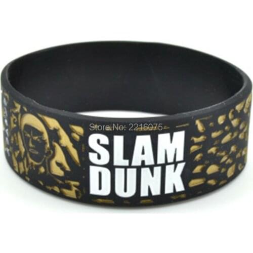 300pcs One inch Hanamichi Sakuragi wristband silicone bracelets free shipping by DHL express