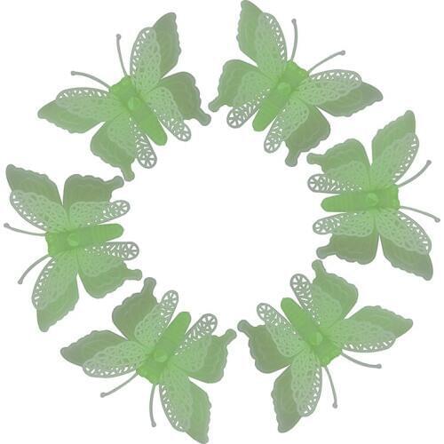6Pcs/set Luminous Butterfly Glow In The Dark Toy Baby Nursery Children Gifts