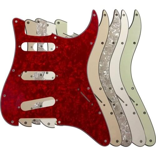 Pleroo Guitar Parts For ST Pickups With Three Reverse-Mounted American Vintage ‘65 Single-Coil Strat Pickups No Control Hole