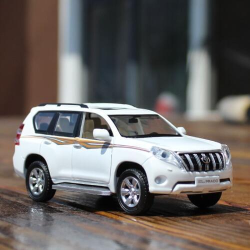 Electric Collectible Alloy Scale Car Models Die-cast coche carro Toys for Children mkd2 1:32 auto Vehicle Toyota Prado