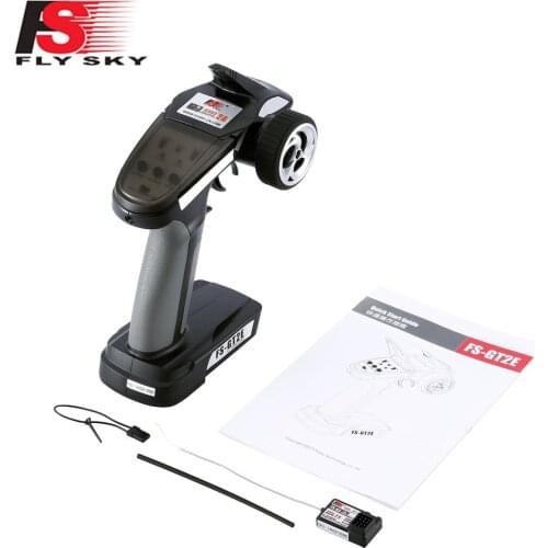 Flysky FS-GT2E AFHDS 2A 2.4ghz 2CH Radio System Transmitter For RC Car Boat With FS-A3 Receiver GFSK