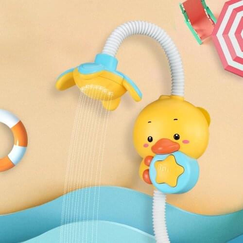 Bath Toys For Kids Electric Duck Owl Animal Sucker BaBy Bath Toys Spray Water Toys For Kids Outside Pool Bathtub Toys Sprinkler