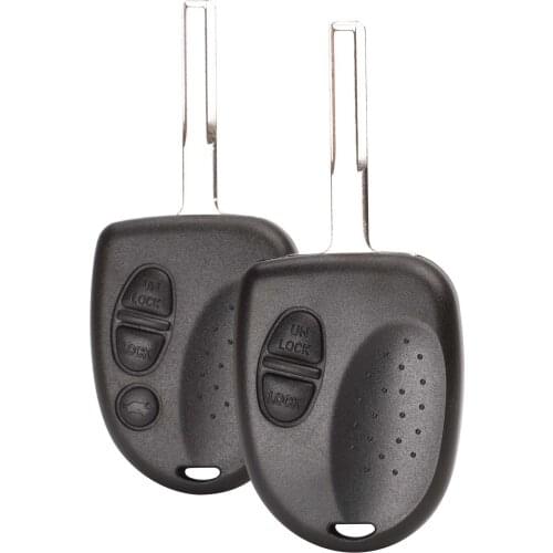 Kutery 10pcs/lot 2/3 Buttons Replacement Remote Car Key Shell Case Fob For Chevrolet Holder Commodore For Buick Royaum Horton