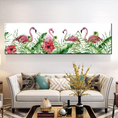 Canvas Painting Nordic Flamingo Art Poster Wall Art Bedroom Home Decor Canvas Painting For Home Decor Picture