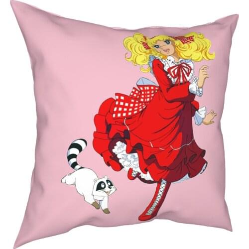 Candy Candy Snow Capucin Pillowcover Home Decor Anime Cushion Cover Throw Pillow for Living Room Double-sided Printing Gift Idea