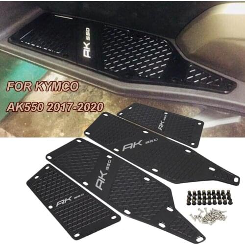 NEW Motorcycle Floorboards Foot Pegs Pedal Front and Rear Footrest Footboard Step 2017-2020 For KYMCO AK550 KYMCO AK 550