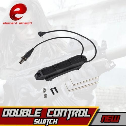 Element airsoft Tactical weapon light switch softair Double Control Switch for PEQ 15 16a DBAL 2 surefir gun Flashlight mount