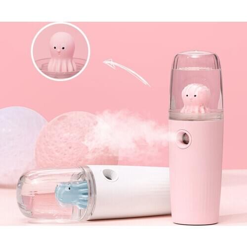 Portable Nano Mist Sprayer USB Charge Humidifier 30ML Moisturizer Beauty Water Replenishing Mini Face Spray Facial Steamer