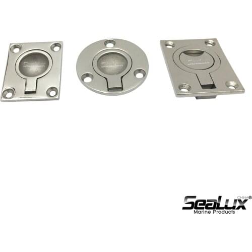 Sealux Marine Grade Stainless Steel 316 Boat Flush lift ring Handle many sizes fo Boat Yacht