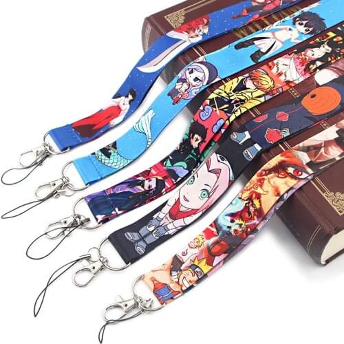 JY166 Anime Print Lanyards for Key Neck Strap Viking lanyard card ID Holder Keychain Key Badge Holder DIY Hang Rope Key Rings