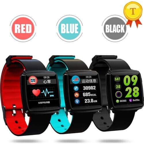 Smart Band Bluetooth 1.3Inch TFT IPS Touch Screen Blood Pressure Heart Rate Monitor Sports Fitness Smartband Bracelet wristband