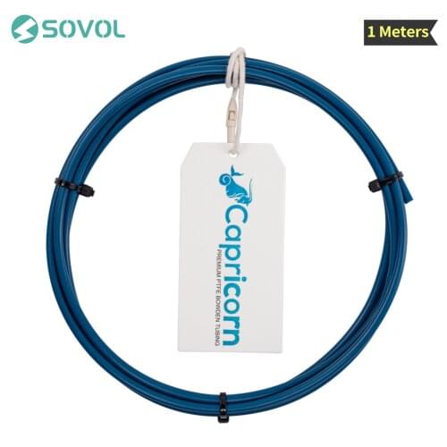 Sovol Capricorn Original Bowden PTFE Tubing Blue 1m for 1.75mm Filament Sovol Premium New PTFE Tube 3D Printer Parts