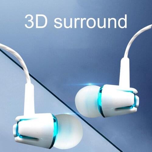 Earbuds Comfortable Noise Reduction Lightweight In-ear Wired Earbuds for Sports Gamers