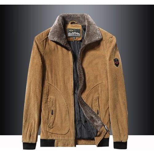 Corduroy jacket for men in autumn and winter