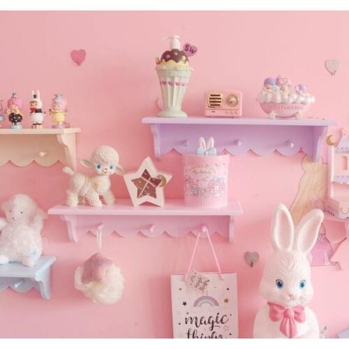 High quality wooden lace wall hanging rack storage rack display rack indoor and outdoor decoration simple design coat rack shelf