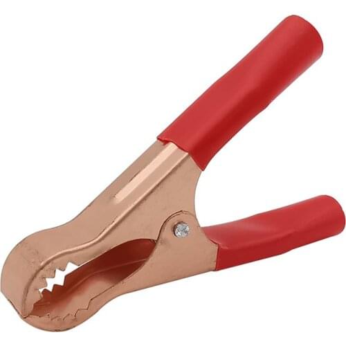 1/5Pcs red Car Battery Test Lead Clip 50A 80mm Connector Plug Power Crocodile clip Alligator clip Clamps Lead Clips connector