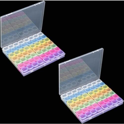 112 Pcs 5d daimond painting full square Diamond Painting Box Tool Storage Box Large Capacity diamond-painting Accessaries