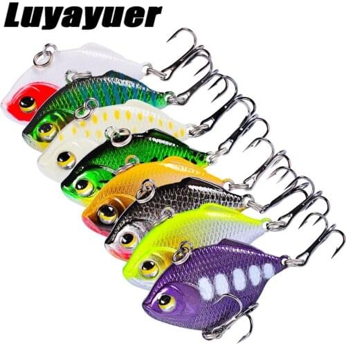 4.5cm/8.5g Hard Crankbait Wobblers Fishing Lure Crankbaits Isca Artificial Fishing Tackle 8# Hook 8Pcs