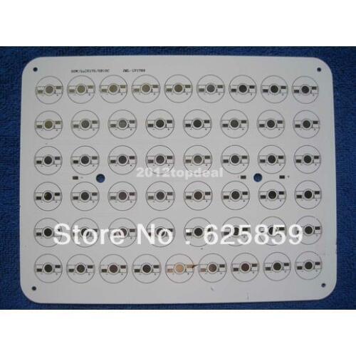 50W 10x5 225*175MM Aluminium PCB Circuit Board for 50pcs x 1W,3W High Power LED