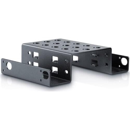 R58A Aluminum for 2 Bay 2.5" SATA HDD SSD Dock to 5.25' Bracket Mounting Kit 2.5 to 5.25 Hard Drive Bracket Converter