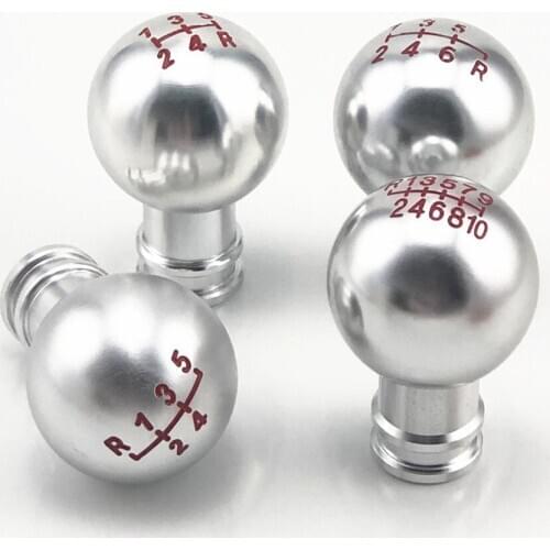 Automobile Refitting Universal Shift Lever Knob Gear Stick Shift Knob Aluminum Alloy Handle 5 6 10 speed