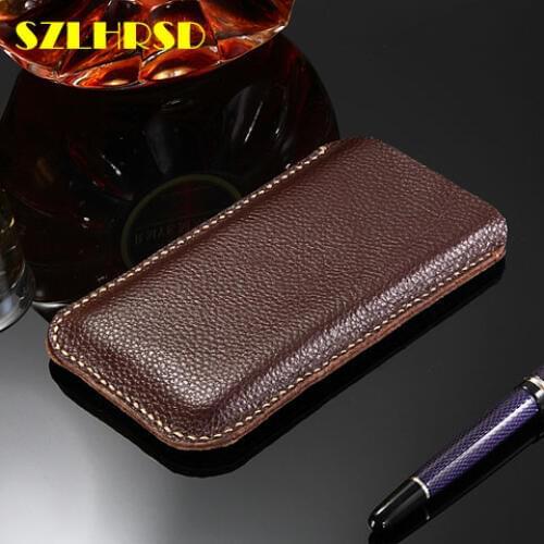For Lenovo K5 Play Genuine Leather phone bags For Lenovo S5 Pro Case slim pouch For Lenovo S60 /A5/Z5 Pro/K320t/Vibe P1m/K9/K5s