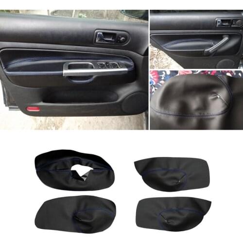 For Volkswagen GOLF 4 MK4 Bora Jetta 1998 1999 2000 2001 2002 2003 2004 2005 Car Accesory Door Panel Armrest Cover Sticker Trim