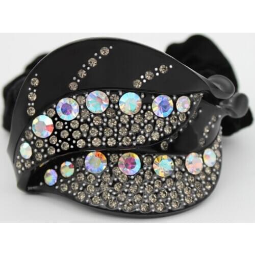 Elastic Ponytail Holders - Flower Hair Ties Rope for Lady Women Trendy Hair Accessory Ornament Jewelry Tiara for Thick Braids