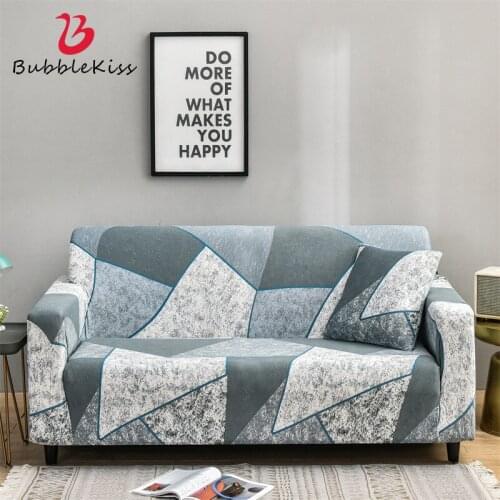 Bubble Kiss Elastic Sofa Cover for Living Room Home Waterproof Lounge Sectional Couch Cover Corner Sofa Slipcover 1/2/3/4 Seater