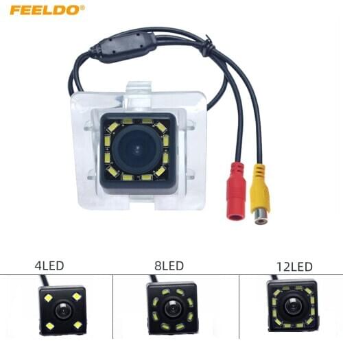 FEELDO Car Backup Rear View Camera For Toyota Prado Original Camera Reserved Hole Reversing Camera #AM6095