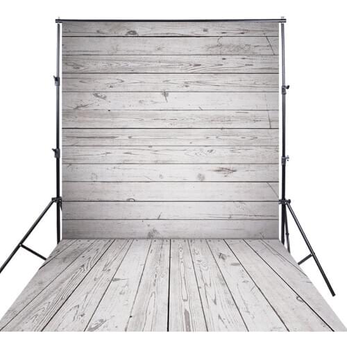 Grey Wood Photography Background Backdrop Wooden Floor Design Photo Studio Booth FF-062