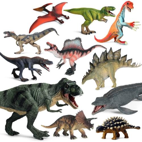 Jurassic Dinosaurs World Animal Model Indominus Rex Pterosaur Mosasaur Stegosaurus Action Figures PVC Collection Kids Toys Gifts