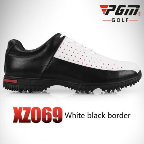 Men Waterproof Breathable Golf Shoes Outdoor Lace Up Sport Shoes Anti-Skid Movable Nail Non-skid Shoes AA10102