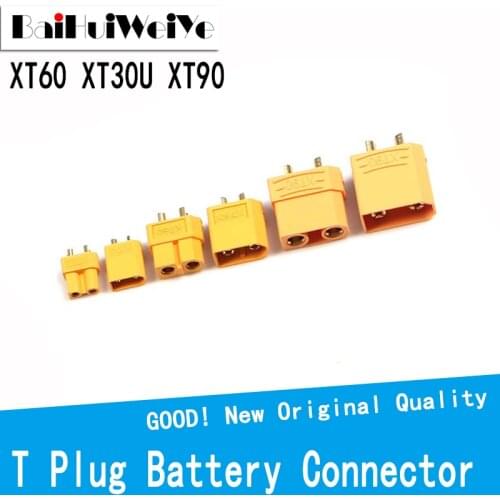 10PCS XT60 XT30U XT90 T Plug Battery Connector Set Male Female Gold Plated Banana Plug for RC Parts XT-60 XT-30U XT-90