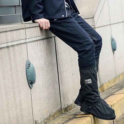 New Waterproof Shoe Covers botas moto Waterproof Reusable Motorcycle Boots Cycling Motocross Boots Rain Shoes Covers Relectors