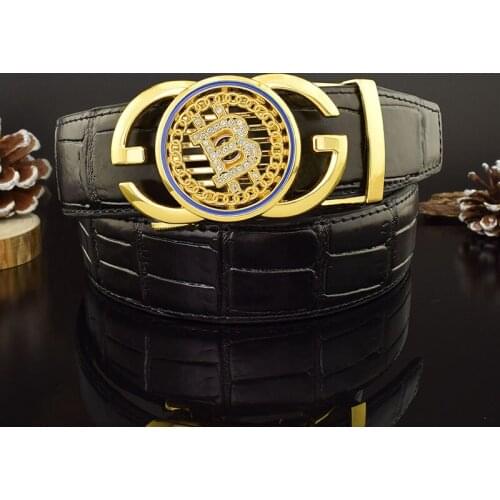 Mens belt Luxury Brand automatic belt male Jeans Fashion Designer Belt fancy vintage exquisite B genuine leather Waist Strap