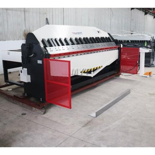 Pan Brake Folding Machine Hydraulic Driving For 4mm Thickness Plate