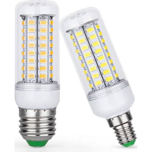 Free shipping E27 / E14 5736 SMD Brighter Than 5730 5733 LED Corn Lamp 3W 5W 7W 9W 12W 15W