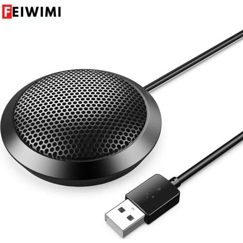 USB Omni-directional Condenser Microphone Mic for Meeting Business Conference Computer Laptop Voice direct pickup microphone