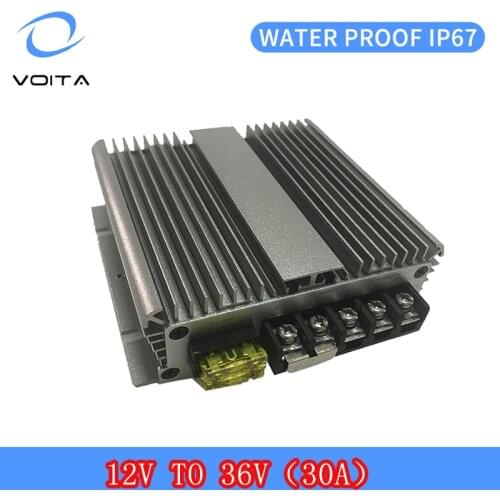 High Power 1080w 30amp Boost Module Cars DC Motor Forklift Step Up DC 12V To 36V Converter