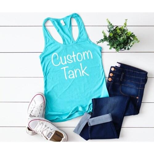 Customize Birthday Party Tanks Good LAdies Tanks Mothers Day Tanks Beat Friend Gift Wedding Mother Of The Bride/Bridesmaid Gift