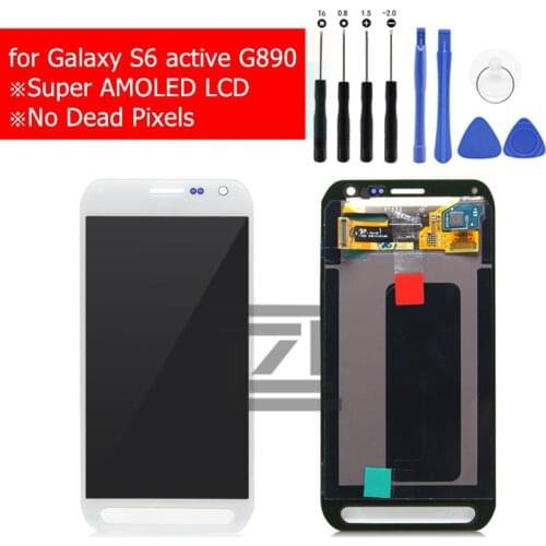 For Samsung Galaxy S6 active G890 LCD Display Touch Screen Digitizer Assembly for Galaxy S6 active G890 LCD Replace Spare Parts