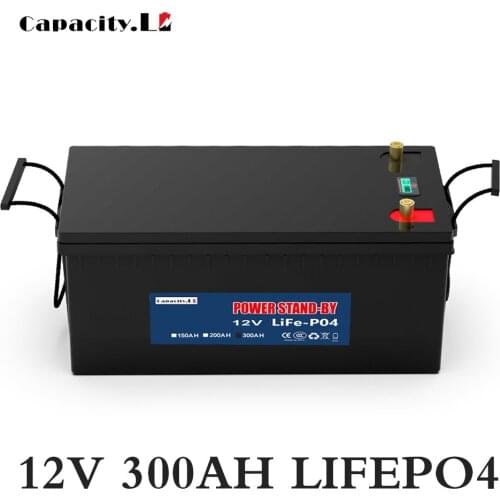 12V 300aLifepo4 Battery pack Rechargeable Lithium Iron Phosphate Solar-RV for Motor with Bluetooth bms usb Outdoor Camping