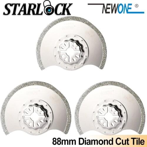 Starlock 88mm Flush Segment Diamond Rasp Circular Oscillating Multifunctional Saw Blade Starlock Plus NEWONE
