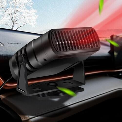Car Heater Electric Heater Heating Cooling Fan 12V/24V 200W Portable Dryer Windshield Demister Defroster Auto Electric Heater