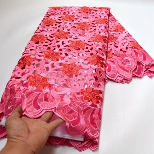 Free Shipping new design High quality African wedding lace Fabric Swiss Voile Lace for Nigerian Traditional Wear S8973