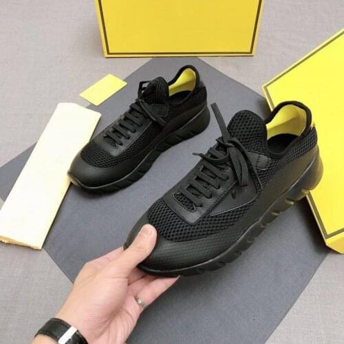 Black Sneakers Men Flat Running Shoes Casual Slip-On Tenis Masculino Lace Up Men Shoes Breathable Mesh Zapatillas Hombre 2021