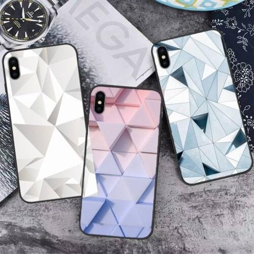 Ins solid geometric pattern Phone Case for iPhone 12 11 mini pro XS MAX 8 7 6 6S Plus X 5S SE 2020 XR